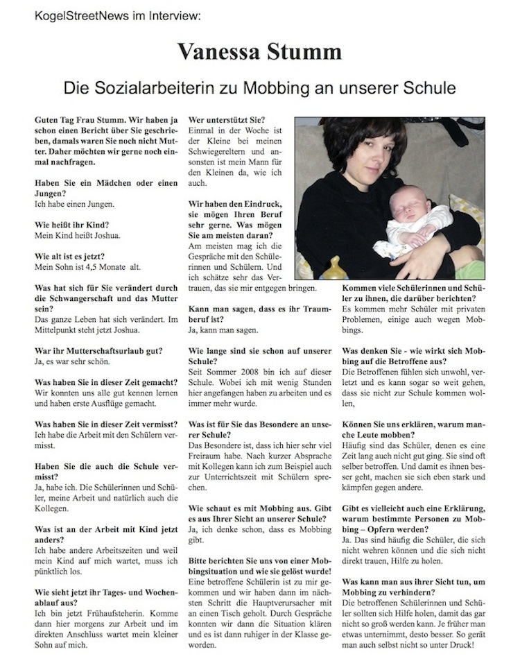 Interview: Frau Stumm